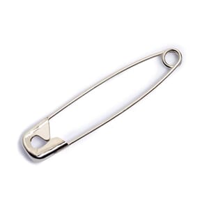 Prym sikkerhetsnåler -No 3 - 50 mm - 12 stk - sølv