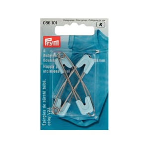 Prym sikkerhetsnåler baby - 55 mm - lys blå 4 stk