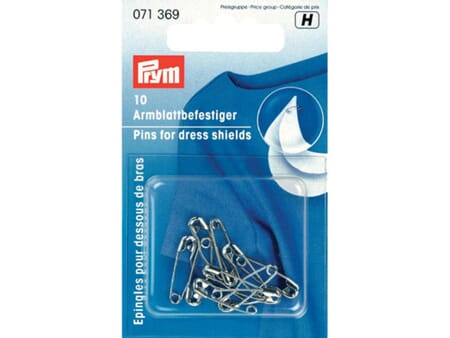 Prym sikkerhetsnåler  - 19 mm - sølv/ 10 stk