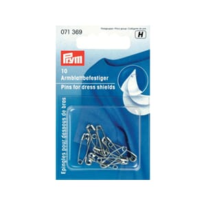 Prym sikkerhetsnåler  - 19 mm - sølv/ 10 stk