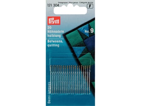 Synåler - halvlang/quilting - No 9 - 20 stk