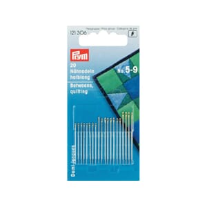 Synåler - halvlang/ quilting - No 5-9 - 20 stk