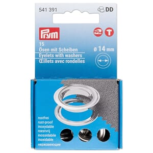 Prym Eyelets - Ø14 mm - 15 stk