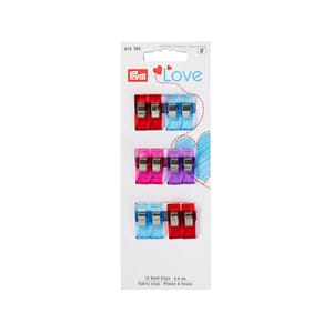 Prym stoff klips -  12 klips a 2,6 cm