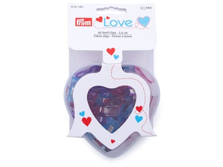 Prym Love stoffklips - 40 stk/ 2,6 cm