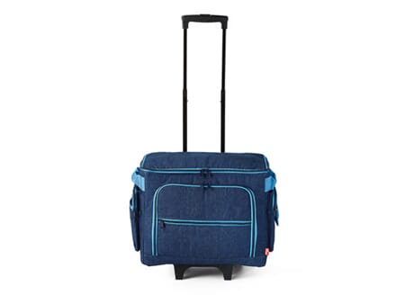 Trillekoffert til symaskin - 44x22x36 - Jeans
