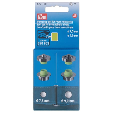 Prym Vario Tools set - Tabular Rivets 7,5+9 mm