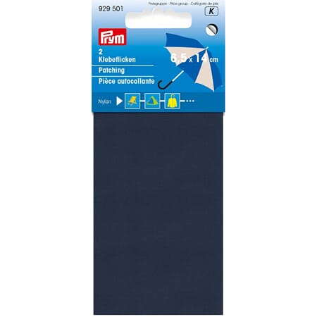 Selvklebende nylonlapper 2 stk - marine - 6,5 x 14 cm