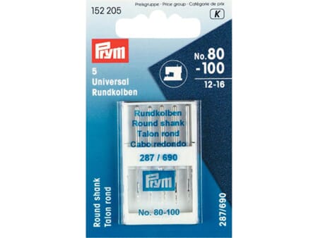 Prym symaskinnåler - universal rund - No 80-100