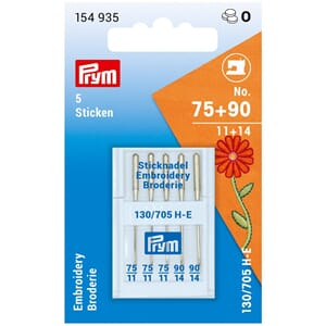 Prym symaskinnåler Broderi - 130/705  H-E -  75+90