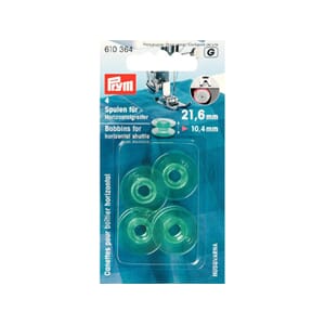 Prym Bobbins for horizontal shuttle plastic 21.26mm