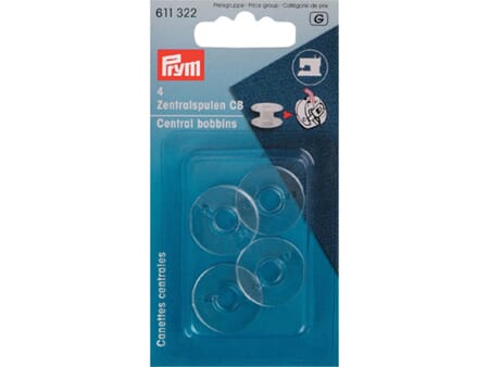 Prym Bobbins for CB shuttle plastic 20.5 mm 15k