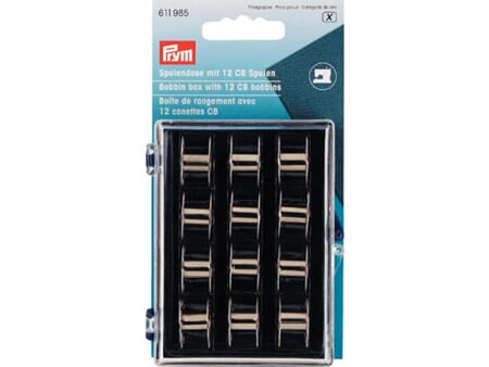 Prym Bobbin box m/ 12 metall underspoler CB