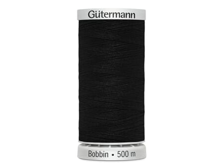 Gütermann Bobbin  tråd - 500 m - 1005 Sort