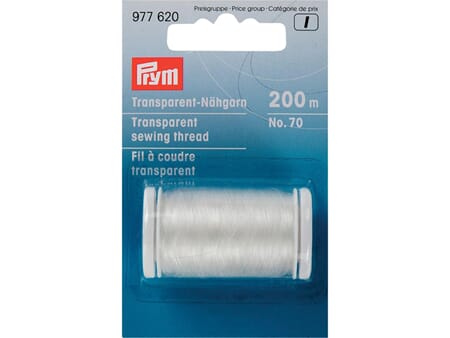 Prym Sytråd transparent No.70 - 200 m - lys
