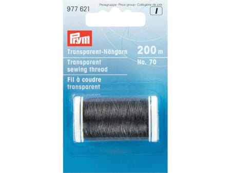 Prym sytråd transparent No 70 - 200 m - mørk