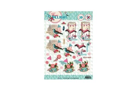 Flower Delight - 3D ark utstanset