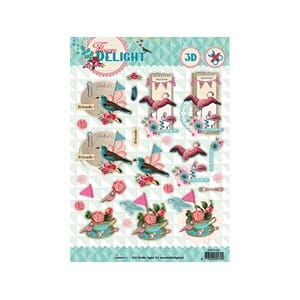 Flower Delight - 3D ark utstanset