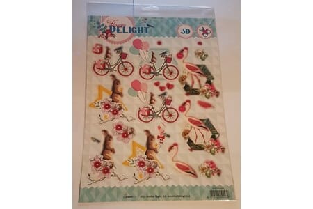 Flower Delight - 3D ark utstanset