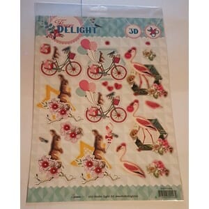 Flower Delight - 3D ark utstanset