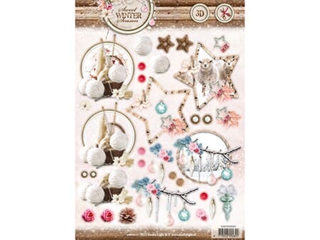 Sweet Winter Season 501 - 3D ark utstanset