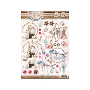 Sweet Winter Season 501 - 3D ark utstanset