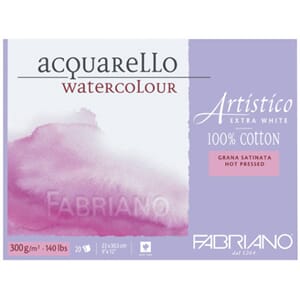 Fabriano Artistico EQ - Extra White - HP - 300 g- 23x30,5