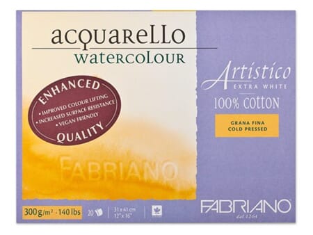 Fabriano Artistico EQ Extra white - 300 g GF - 31x41/ 20 ark