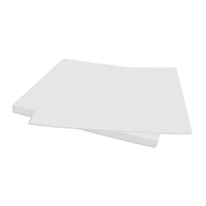 Bazzill Classic White - glatt uten struktur - 12" x 12"