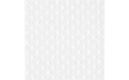 Bazzill Swiss Dotted - Salt - 12" x 12"