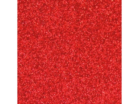 Glitterkartong - 30x30 - Red