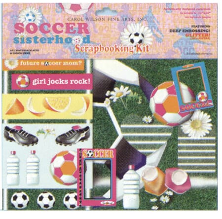 Soccer Sisterhood - Scrapbook set