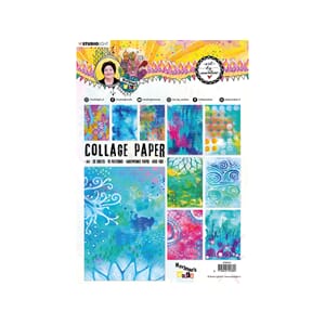 StudioLight Collage Paper - A4 blokk m/ 20 ark