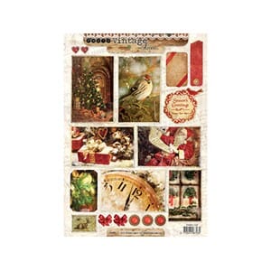 Vintage Line 1 - A4 - klippeark