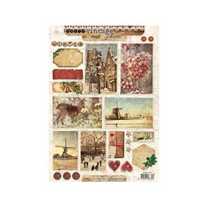 Vintage Line 3 - A4 - klippeark