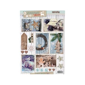 Scandinavian Winter 1 - A4 - klippeark