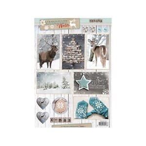 Scandinavian Winter 4 - A4 - klippeark