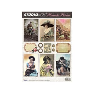 Romantic Pictures - Klippeark - A4