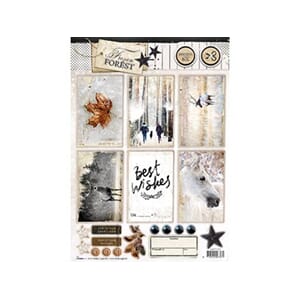 Frozen Forrest 537 - A4 - utstanset klippeark