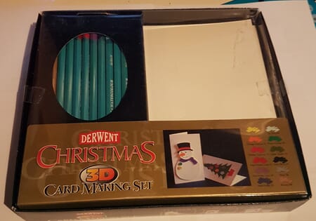 Derwent Christmas 3D card making set