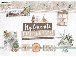 Crafting Book A4 - Winter Charm - Die Cuts+Background