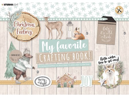 Crafting Book A4 - Christmas Feeling - Die Cuts + Backgound