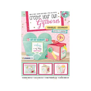 Die cut blokk A4 - til 9 komplette gaveesker