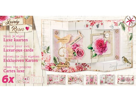 Luxurious Cards x6 - Lovely Roses