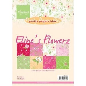 Pretty Papers bloc - Eline's Flowerz - 14,8 x 21 cm