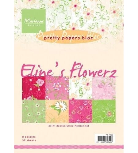 Pretty Papers bloc - Eline's Flowerz - 14,8 x 21 cm