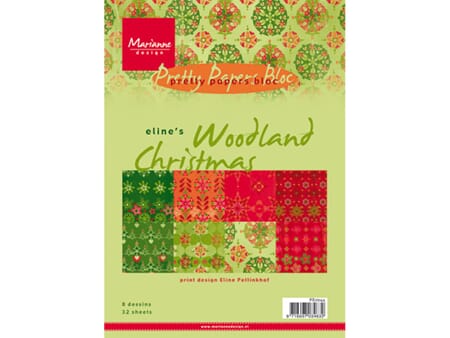 Pretty Papers bloc - Woodland Christmas - 14,8 x 21 cm