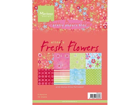 Pretty Papers bloc - Fresh Flowers - 14,8 x 21 cm