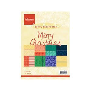 Pretty Papers bloc - Merry Christmas - 14,8 x 21 cm