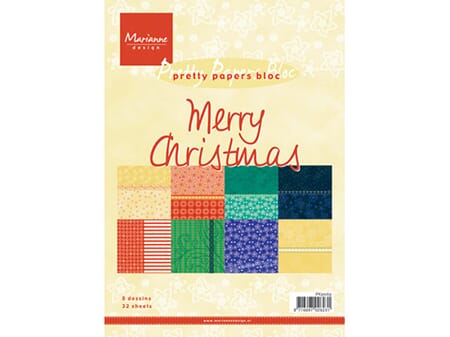Pretty Papers bloc - Merry Christmas - 14,8 x 21 cm